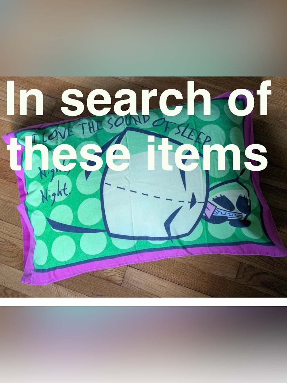 Major in search of these items